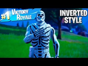 SKULL TROOPER GAMEPLAY / 12 Kills Solo Win + HANDCAM (Fortnite Season 8 PC 240Fps) -Inverted Style