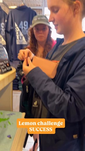 181K views · 1K reactions | It can be done!! For eveyone who said it’s impossible, this lady cracked it. A good 2 seconds of balancing and she got a free jute bag . #ios #theiosstore #lemonchallenge #lemon #success #islesofscilly #fyp #welldone | The IOS Store | Facebook