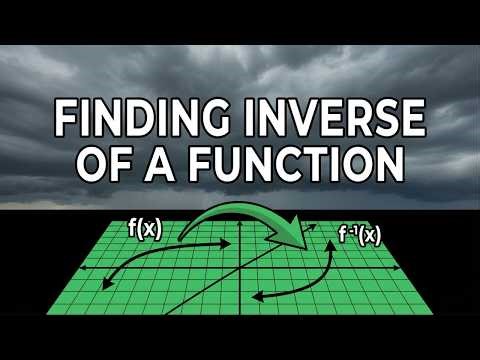 How to Find Inverse Functions (in less than 5 minutes)