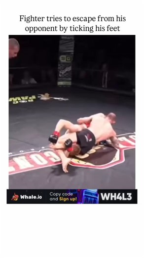Universal Club on Instagram: "The Instagram reel depicts an amateur MMA fighter, Mason Lewis, using tickling on his opponent's feet to escape a submission hold during a Full Contact Promotions bout in mid-2025, turning a tense grapple into a viral comedic moment. , an account curating absurd human interactions, this clip amassed over 90,000 views in its first day, emphasising unexpected tactics in combat sports over brute force. Viewer reactions blend laughter with tactical admiration, such as c