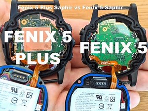 Garmin Fenix 5 Plus Saphir vs. Fenix 5 Saphir (BENCHMARK and TEARDOWN)