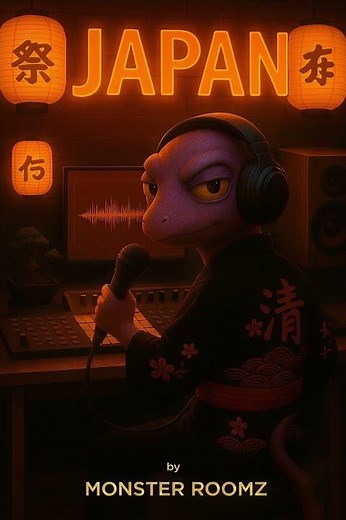 Neon Katana Streets Japanese Trap 2025 🗡️ MonsterRoomz #Shorts #japan