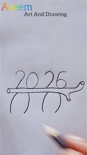 Numbers drawing Challenge Hack 2026 #drawing #drawing4kids