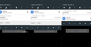 You will soon be able to pause, resume and cancel downloads with Chrome 50's built-in downloader