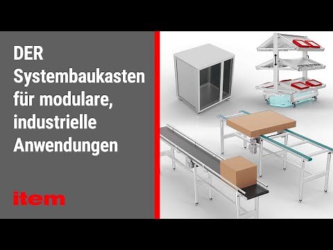 item Systembaukasten: DIE Profiltechnik für modulare, industrielle Anwendungen