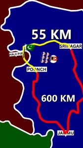 During the 1965 India–Pakistan war, Major Ranjit Singh Dayal captured the Haji Pir Pass, reducing the Poonch–Srinagar distance from 600 km to just 55 km. But after the war, India made a huge mistake by giving Haji Pir back to Pakistan. Watch this map-based short to learn about one of India’s biggest strategic blunders in history. | MetricPulse