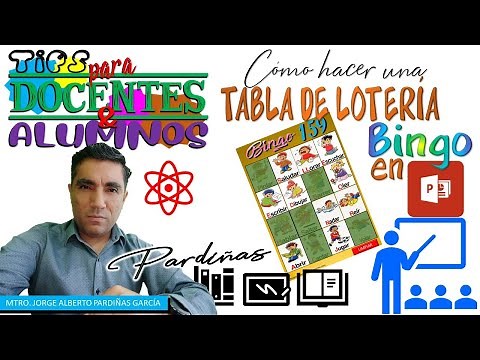 CÓMO HACER UNA TABLA DE LOTERÍA O BINGO EN POWER POINT