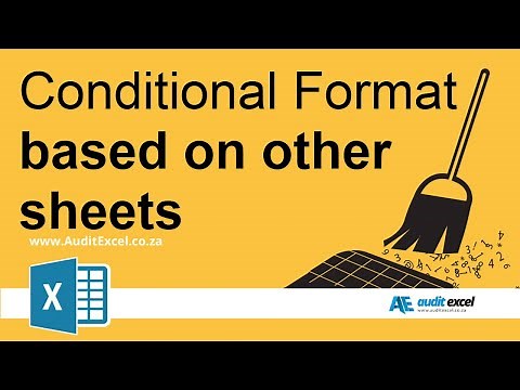 Conditional Formatting based on another sheet