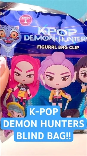 ❤️ KPop Demon Hunters Bag Clip Blind Bag Unboxing! #kpopdemonhunters #shorts #blindbag #blindbox