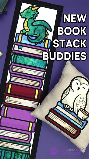 4.1K views · 27 reactions | Books, dragons, owls, and cats - oh my! These mix-and-match applique designs let you build your own stitched story, one cozy stack at a time. Which combo would you make first? Get the pack: https://urbanthreads.com/products/book-stack-buddies-applique-design-pack #machineembroidery #embroiderydesign #craftideas #applique #DIYWallArt | Urban Threads | Facebook
