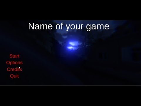 How to make a Main Menu in Unity | SCRIPT IN DESCRIPTION