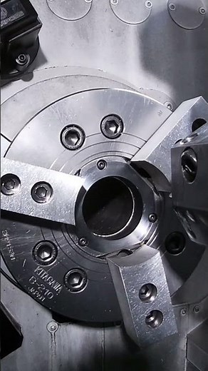 Setting chuck jaws CNC lathe #cnc #cnccuttingtools