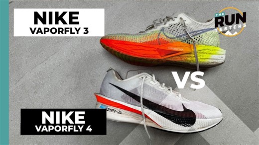 Nike Vaporfly 4 对比 Vaporfly 3：全新 Vaporfly Next% 4 带来一丝复古风