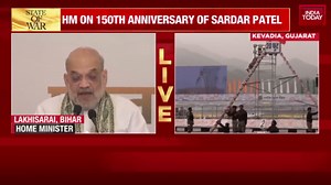 Amit Shah Slams Congress: Grand Ekta Diwas Parade At Statue Of Unity Led By Women Police Officers