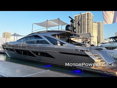 Pershing 9x 2022 luxury speed motor yacht tour