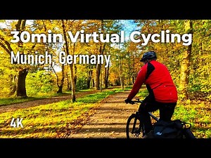CYCLE Through a GOLDEN FALL with this 30 Minute Virtual Scenery Ride