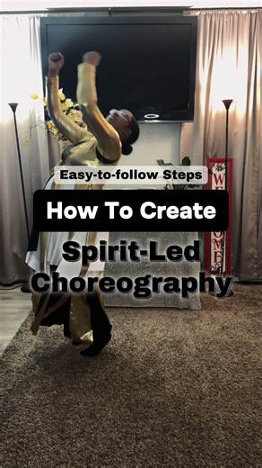 If you struggle with Spirit-led choreography, this might be why. Improv isn’t random.. it’s intentional. Here’s Technique 1. Come back for Part 2. #praisedancechoreography #fyp #liturgicaldance #praisedancersoftiktok #movesyoucanuse