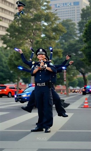 🇨🇳 Shanghai Style ✨ China Police Dance Battle Goes Viral | Dance Challenge 2025