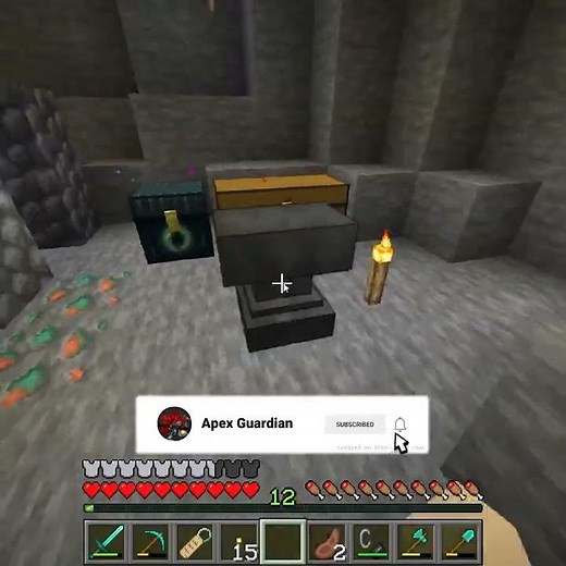 Making an Anvil in Minecraft