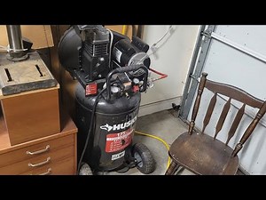 DIY Compressor for home sandblasting - specs and review (Husky 30 gallon C304H)
