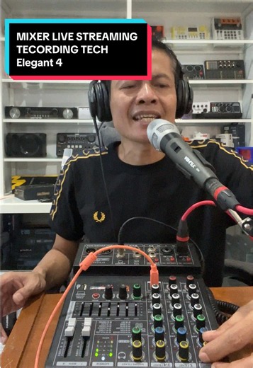 Mixer Recording Tech Elegant 4 untuk Live Streaming Praktis