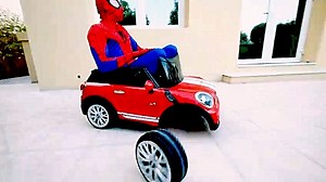 902K views · 10K reactions | SPIDERMAN WHEEL FELL OFF MINI COOPER CAR! Changing Wheel w/ Learn Colors & Johny Johny Yes Papa Son | Kids Toy TV | Facebook