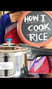 How to Cook Perfect Rice in a Pressure Cooker | How to remove starch from Rice
