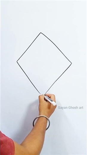 Cute Kite Drawing 🪁✨ | Easy Drawing Tutorial #shorts #drawing #shortsfeed #art #kite