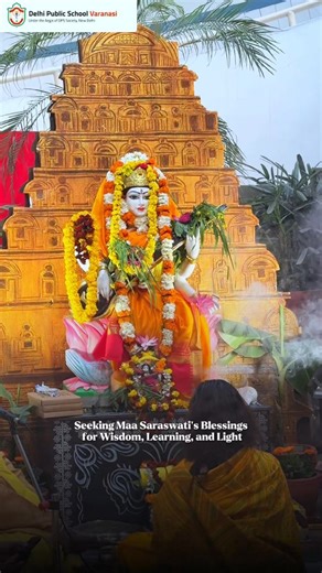 🌼 Invoking wisdom, culture, and creativity 🌼 DPS Varanasi marked Basant Panchami Utsav 2026 with devotion, vibrant performances, and heartfelt prayers to Maa Saraswati, celebrating learning beyond textbooks through tradition, art, and values. May knowledge always guide our journey. 🙏📚 #BasantPanchami #DPSVaranasi #MaaSaraswati #IndianCulture #ValueBasedEducation HolisticLearning StudentShowcase | Delhi Public School, Varanasi