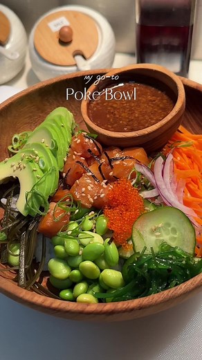 Delicious Homemade Poke Bowl with Sesame Dressing Recipe