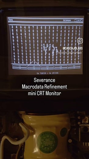 Severance MDR computer | mini CRT Monitor