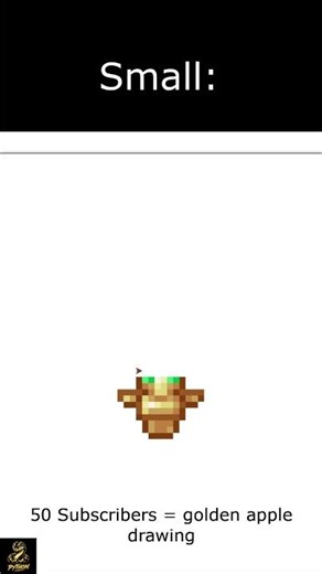 can python draw a totem in 3 sizes? #minecraft #python