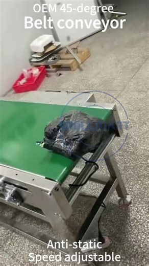 Srollmart customized belt conveyor for logistic system. #beltconveyor #rollerconveyor #conveyor