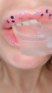 102K views · 2.6K reactions | ASMR Satisfying Eating Clear Foods 流 #asmrfoodsounds #asmr #satisfyinglips | Satisfying Lips | Facebook
