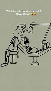 101K views · 2.9K reactions | what dentists do with our teeth! Gawk Gawk #funny #memes #foryoupage #trending #funnymemes #fyp #rico #animations #foryou | Rico Animations | Facebook
