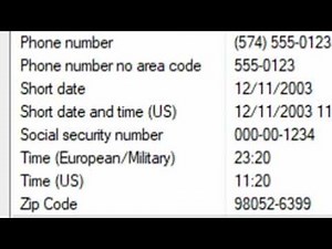 Masked TextBox - C# Windows Forms Controls