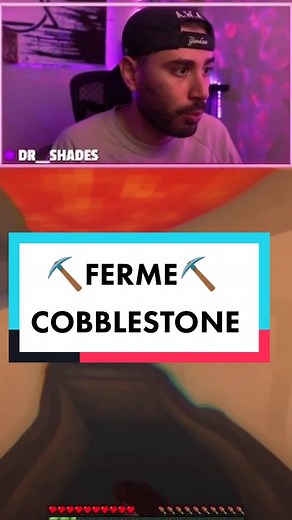 Ferme de cobblestone minecraft #fyp #minecraft #minecraftastuce #minecrafthacks #minecrafttutorial #gamer