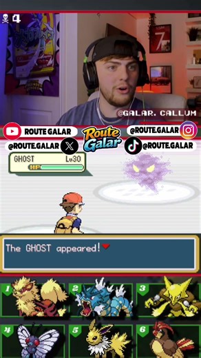 REAL GHOSTS IN POKEMON?! 😭#Pokemon #SoulLink #RouteGalar #PokemonFireRed #Gaming #Nuzlocke