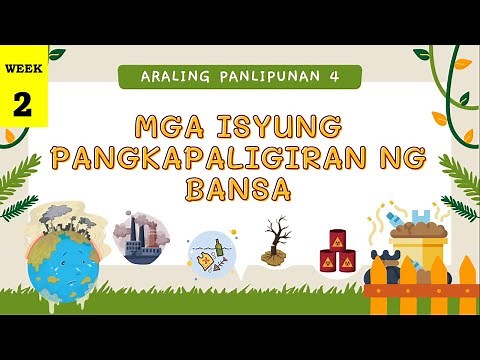 MGA ISYUNG PANGKAPALIGIRAN NG BANSA || Araling Panlipunan 4