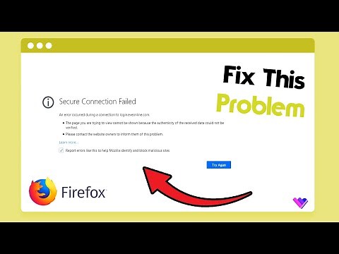 How To Fix Secure Connection Failed in Mozilla Firefox