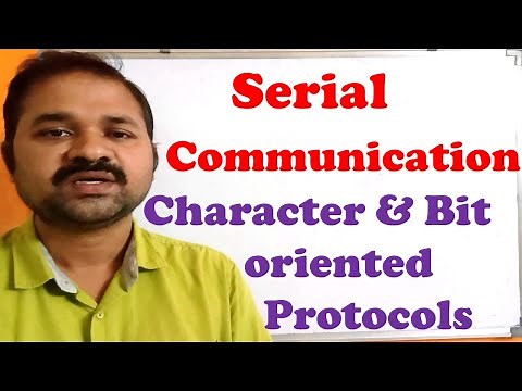 Serial Communication In Computer Organization Architecture || Character Oriented Protocol || Bit
