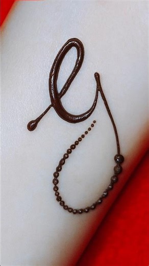 🔥G Letter Mehndi Tattoo Design | Simple & Stylish ❤️#viral #tattoo #tattooideas #youtubeshorts