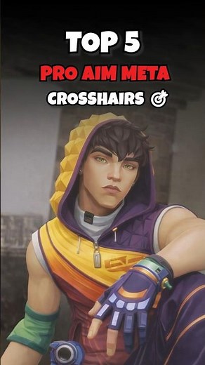 ⚡ TOP 5 PRO AIM META Crosshairs in 2026 #valorant #valorantshorts #gaming #ytshorts #crosshair