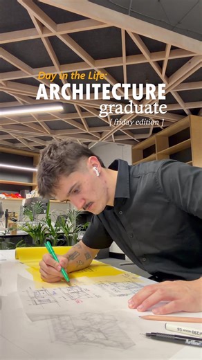 Architecture Grad's Fun Friday Workday