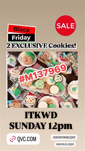 #2EXCLUSIVEcookies David Venable QVC Rachel Ellis QVC QVC Cheryl's Cookies and Brownies | Mary Eckenrode