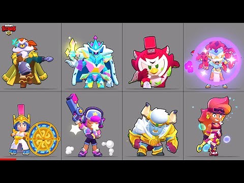 Brawl Stars : New June 2024 Update - All Skins Winning and Losing Animations