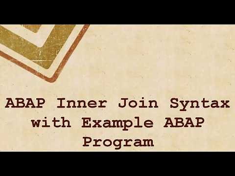 ABAP SELECT with inner join statement within SAP