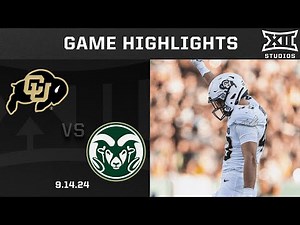 Colorado vs. Colorado State Highlights | 2024 Big 12 Football