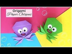 Origami Octopus Paper Craft Tutorial