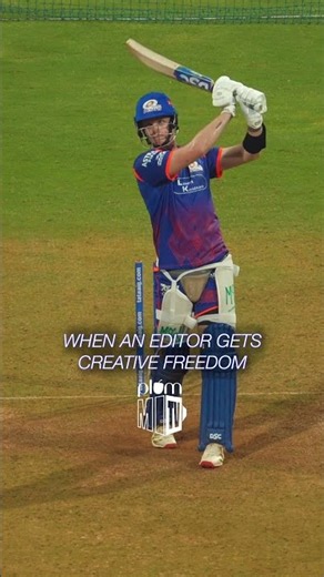 The editor understood the assignment (or not) 😂 | #MumbaiIndians #OneFamily